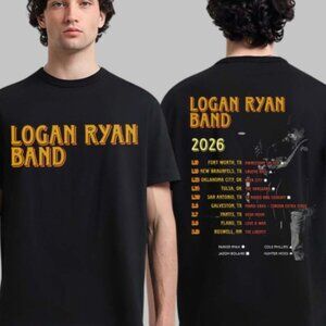 Logan Ryan Band 2026 Tour Texas Oklahoma And New Mexico City Dates T-Shirt